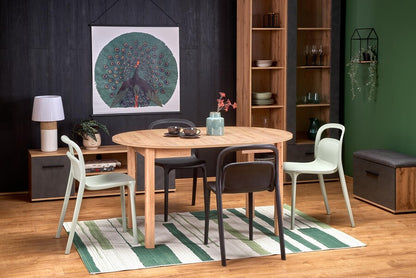 Kitchen Chair K490 | size: Width: 46cm, Height: 80cm, Depth: 55cm | color: Black | image: 1 | variant: 1003353