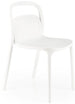 Kitchen Chair K490 | size: Width: 46cm, Height: 80cm, Depth: 55cm | color: White | image: 0 | variant: 1003352