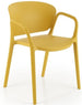 Kitchen Chair K491 | size: Width: 60cm, Height: 76cm, Depth: 56cm | color: Yellow | image: 0 | variant: 1003358