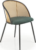Kitchen Chair K508 | size: Width: 54cm, Height: 78cm, Depth: 57cm | color: Green | image: 0 | variant: 1003395