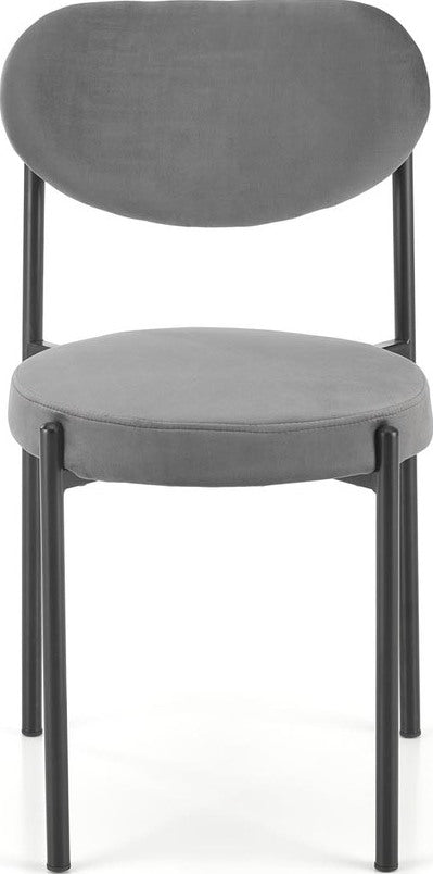Kitchen Chair K509 | size: Width: 42cm, Height: 80cm, Depth: 48cm | color: Gray | image: 1 | variant: 1003399