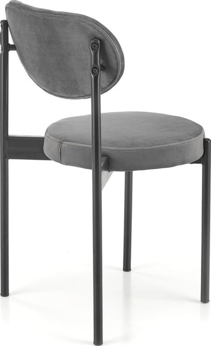 Kitchen Chair K509 | size: Width: 42cm, Height: 80cm, Depth: 48cm | color: Gray | image: 4 | variant: 1003399