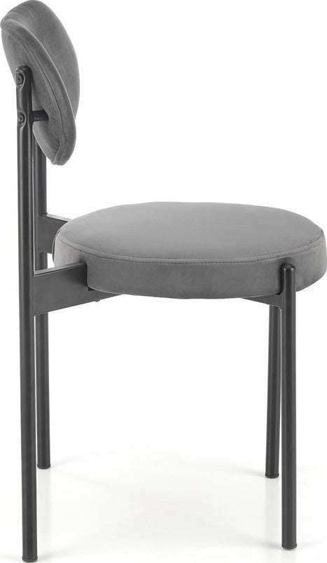 Kitchen Chair K509 | size: Width: 42cm, Height: 80cm, Depth: 48cm | color: Gray | image: 5 | variant: 1003399