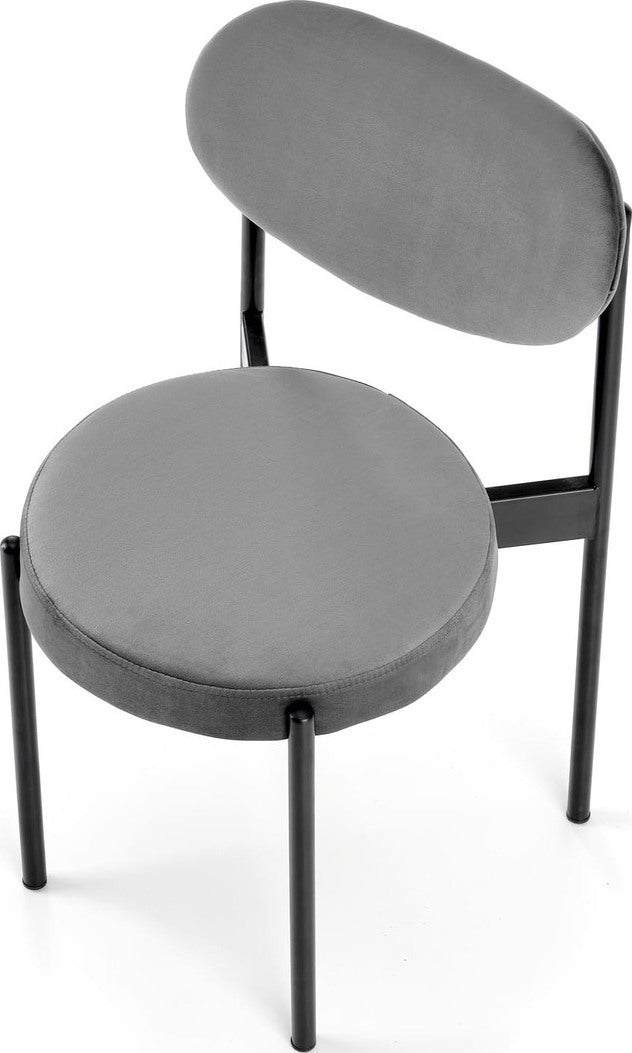Kitchen Chair K509 | size: Width: 42cm, Height: 80cm, Depth: 48cm | color: Gray | image: 7 | variant: 1003399