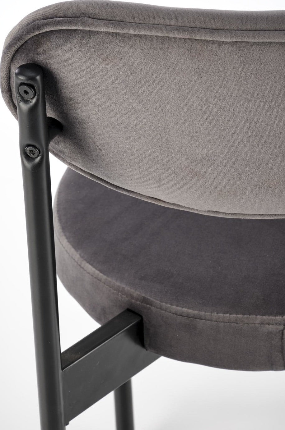 Kitchen Chair K509 | size: Width: 42cm, Height: 80cm, Depth: 48cm | color: Gray | image: 8 | variant: 1003399