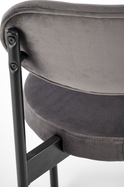 Kitchen Chair K509 | size: Width: 42cm, Height: 80cm, Depth: 48cm | color: Gray | image: 8 | variant: 1003399