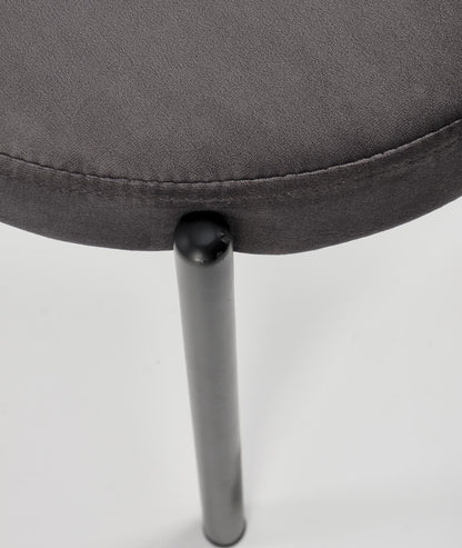 Kitchen Chair K509 | size: Width: 42cm, Height: 80cm, Depth: 48cm | color: Gray | image: 9 | variant: 1003399