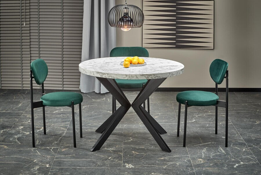 Kitchen Chair K509 | size: Width: 42cm, Height: 80cm, Depth: 48cm | color: Green | image: 2 | variant: 1003398