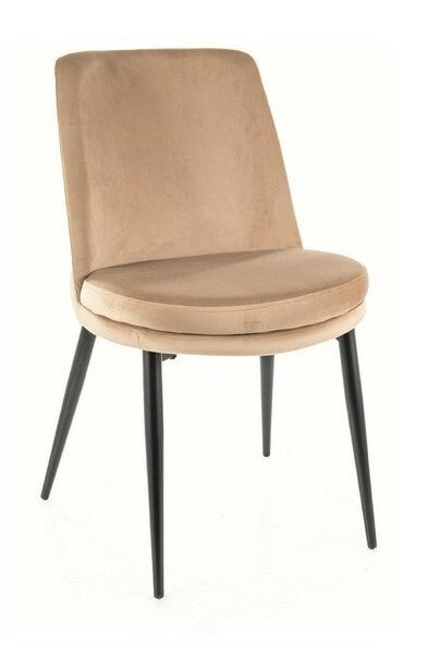 Kitchen Chair Kayla | size: Width: 48cm, Height: 84cm, Depth: 46cm | color: Beige | image: 0 | variant: 1004038