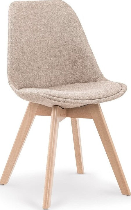 Kitchen Chair Klaipeda | size: Width: 48cm, Height: 83cm, Depth: 54cm | color: Beige | image: 1 | variant: 1002219