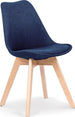 Kitchen Chair Klaipeda | size: Width: 48cm, Height: 83cm, Depth: 54cm | color: Blue | image: 1 | variant: 1002221