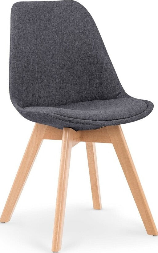 Kitchen Chair Klaipeda | size: Width: 48cm, Height: 83cm, Depth: 54cm | color: Gray | image: 1 | variant: 1002223