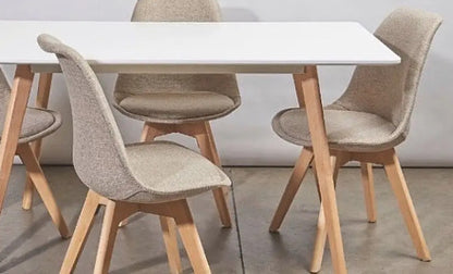 Kitchen Chair Klaipeda | size: Width: 48cm, Height: 83cm, Depth: 54cm | color: Gray | image: 2 | variant: 1002220