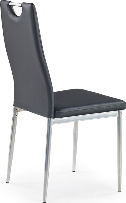 Kitchen Chair Kuressaare | size: Width: 44cm, Height: 97cm, Depth: 59cm | color: Black | image: 2 | variant: 1002168