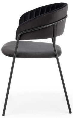 Kitchen Chair Larnaca | size: Width: 57cm, Height: 79cm, Depth: 54cm | color: Black | image: 3 | variant: 1002349