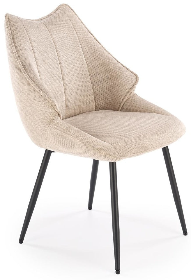 Kitchen Chair Le Mans | size: Width: 55cm, Height: 87cm, Depth: 60cm | color: Beige | image: 0 | variant: 1002621