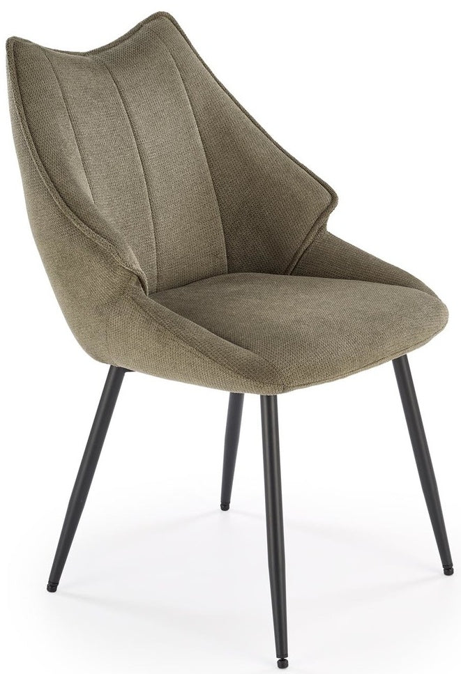 Kitchen Chair Le Mans | size: Width: 55cm, Height: 87cm, Depth: 60cm | color: Olive | image: 0 | variant: 1002622