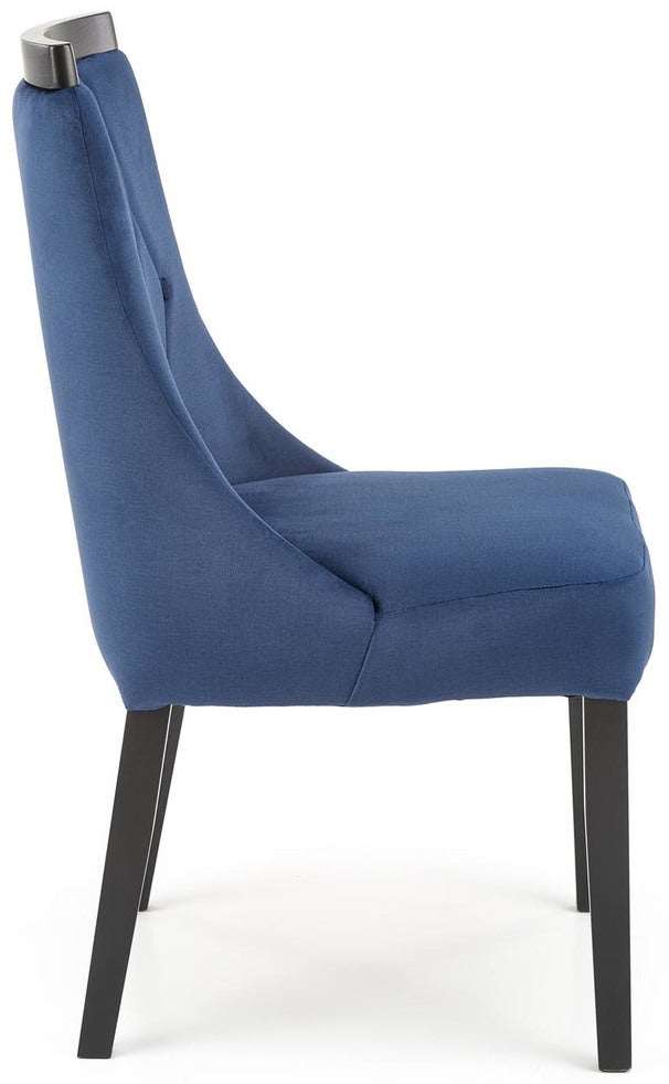 Kitchen Chair Lille | size: Width: 50cm, Height: 94cm, Depth: 61cm | color: Blue | image: 3 | variant: 1002572
