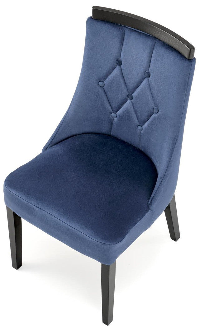 Kitchen Chair Lille | size: Width: 50cm, Height: 94cm, Depth: 61cm | color: Blue | image: 6 | variant: 1002572