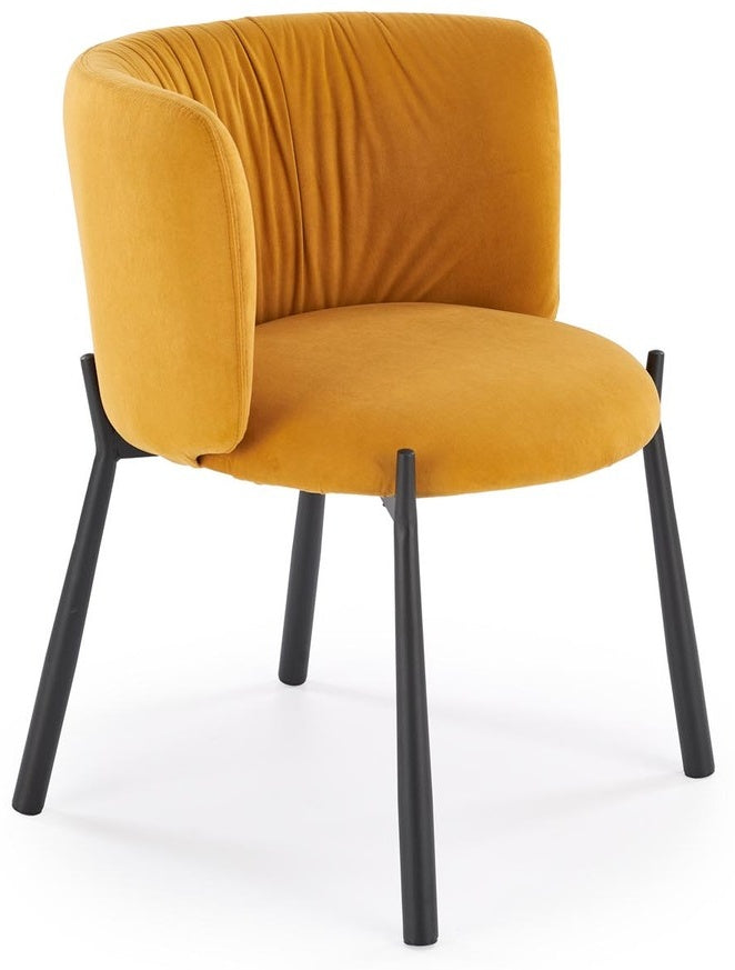 Kitchen Chair Limoges | size: Width: 60cm, Height: 76cm, Depth: 58cm | color: Yellow | image: 0 | variant: 1002632