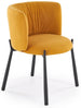 Kitchen Chair Limoges | size: Width: 60cm, Height: 76cm, Depth: 58cm | color: Yellow | image: 0 | variant: 1002632