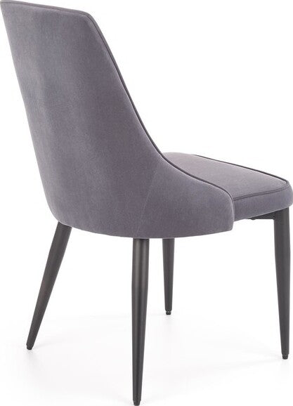 Kitchen Chair Ljubljana | size: Width: 52cm, Height: 90cm, Depth: 57cm | color: Gray | image: 2 | variant: 1002267