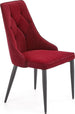 Kitchen Chair Ljubljana | size: Width: 52cm, Height: 90cm, Depth: 57cm | color: Red | image: 1 | variant: 1002269