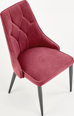 Kitchen Chair Ljubljana | size: Width: 52cm, Height: 90cm, Depth: 57cm | color: Red | image: 2 | variant: 1002269