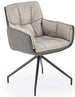 Kitchen Chair Logrono | size: Width: 61cm, Height: 85cm, Depth: 61cm | color: Gray | image: 0 | variant: 1002535
