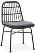 Kitchen Chair Luxembourg | size: Width: 47cm, Height: 85cm, Depth: 45cm | color: Black/Grey | image: 0 | variant: 1002313