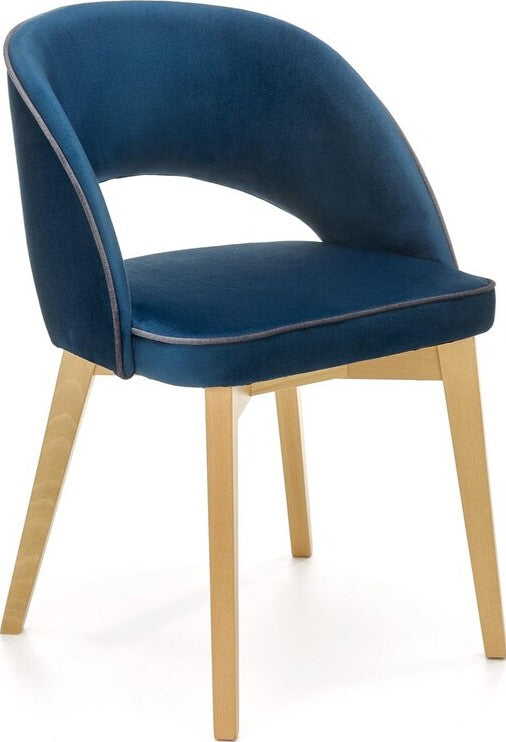 Kitchen Chair Lyon | size: Width: 51cm, Height: 78cm, Depth: 57cm | color: Blue | image: 1 | variant: 1002558