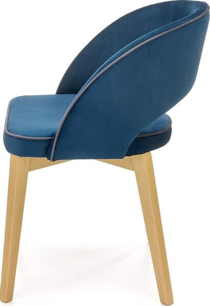 Kitchen Chair Lyon | size: Width: 51cm, Height: 78cm, Depth: 57cm | color: Blue | image: 2 | variant: 1002558