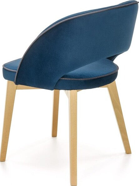 Kitchen Chair Lyon | size: Width: 51cm, Height: 78cm, Depth: 57cm | color: Blue | image: 3 | variant: 1002558