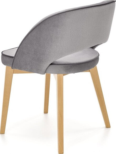 Kitchen Chair Lyon | size: Width: 51cm, Height: 78cm, Depth: 57cm | color: Gray | image: 3 | variant: 1002559