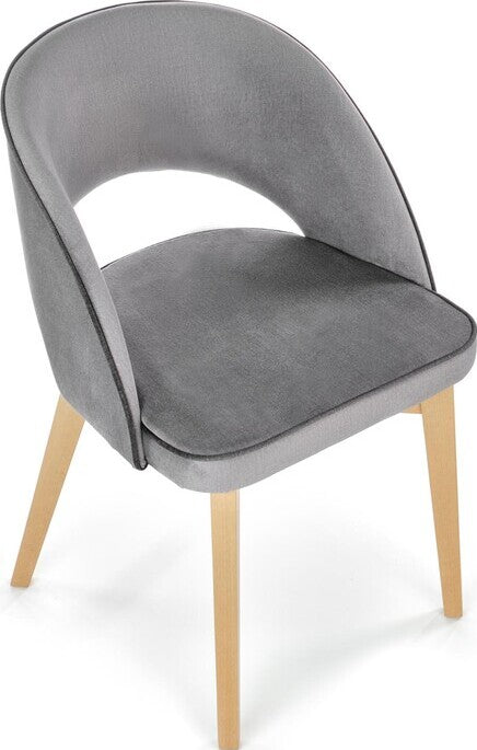 Kitchen Chair Lyon | size: Width: 51cm, Height: 78cm, Depth: 57cm | color: Gray | image: 5 | variant: 1002559
