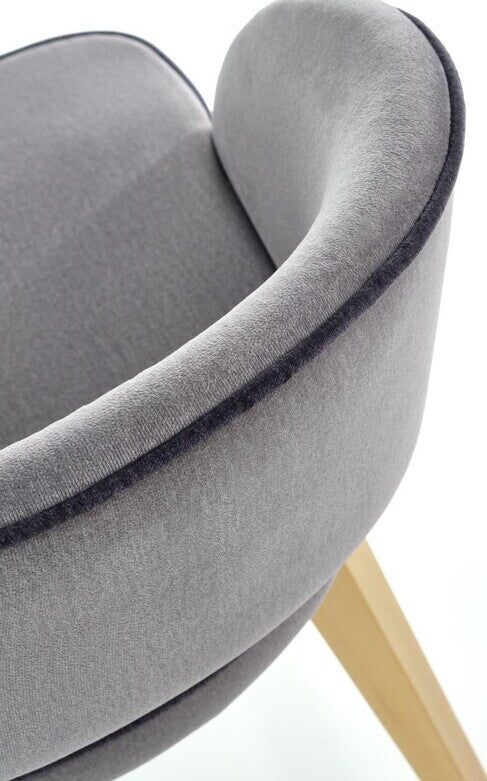 Kitchen Chair Lyon | size: Width: 51cm, Height: 78cm, Depth: 57cm | color: Gray | image: 6 | variant: 1002559