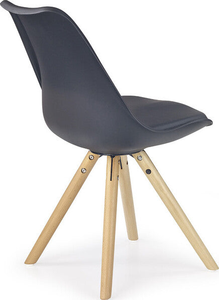 Kitchen Chair Maardu | size: Width: 48cm, Height: 81cm, Depth: 57cm | color: Black | image: 2 | variant: 1002164