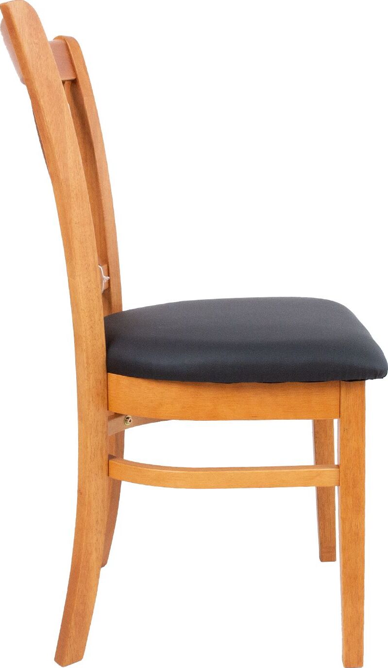 Kitchen Chair Maidstone | size: Width: 43cm, Height: 90.5cm, Depth: 43cm | color: Black | image: 3 | variant: 1000872