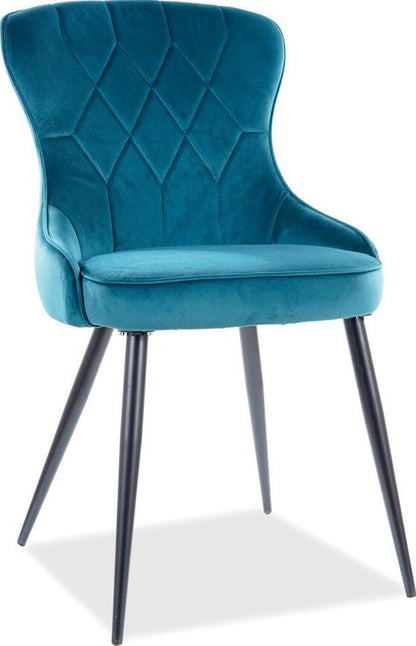 Kitchen Chair Makkah | size: Width: 52cm, Height: 91cm, Depth: 45cm | color: Blue | image: 1 | variant: 1003663