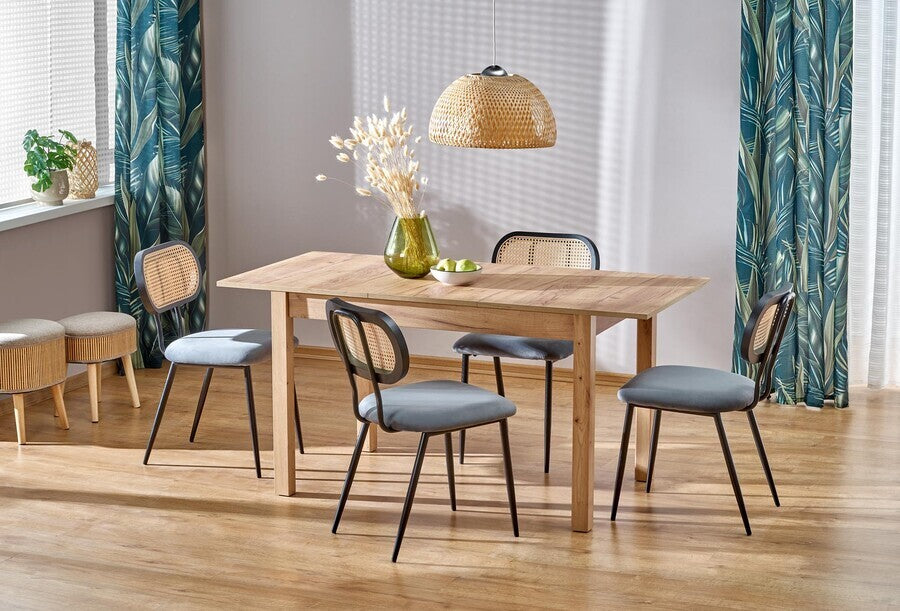 Kitchen Chair Malaga | size: Width: 53cm, Height: 84cm, Depth: 60cm | color: Gray | image: 2 | variant: 1002488
