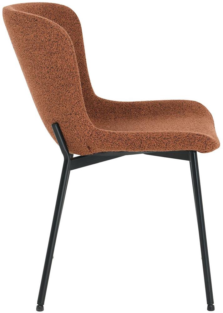 Kitchen Chair Manolo | size: Width: 48cm, Height: 83cm, Depth: 59cm | color: Brown | image: 3 | variant: 1003621