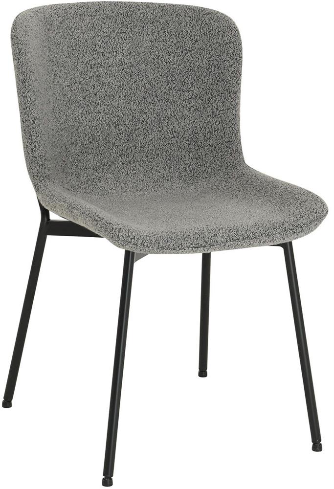 Kitchen Chair Manolo | size: Width: 48cm, Height: 83cm, Depth: 59cm | color: Gray | image: 2 | variant: 1003622