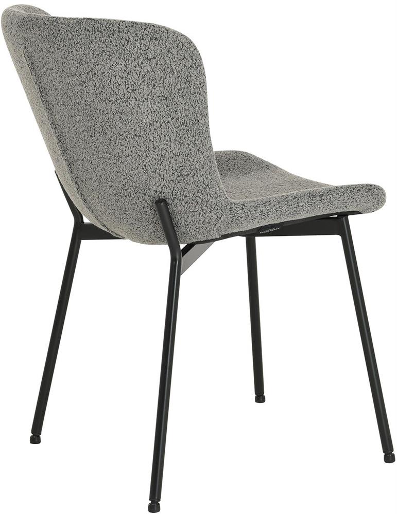 Kitchen Chair Manolo | size: Width: 48cm, Height: 83cm, Depth: 59cm | color: Gray | image: 4 | variant: 1003622