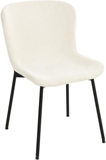 Kitchen Chair Manolo | size: Width: 48cm, Height: 83cm, Depth: 59cm | color: White | image: 1 | variant: 1003620
