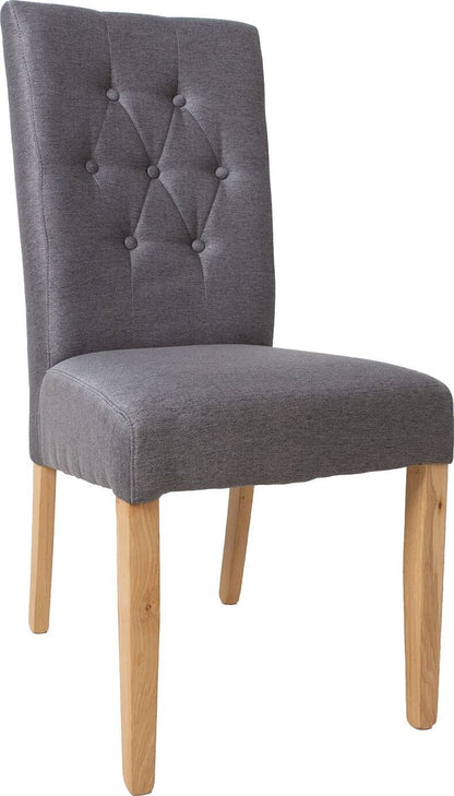 Kitchen Chair Margate | size: Width: 64cm, Height: 102cm, Depth: 46cm | color: Gray | image: 1 | variant: 1000889