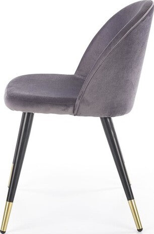 Kitchen Chair Marijampole | size: Width: 50cm, Height: 76cm, Depth: 55cm | color: Gray | image: 2 | variant: 1002238