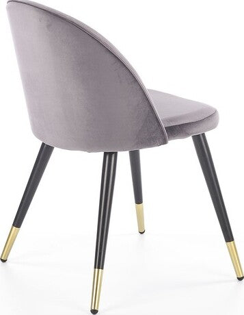 Kitchen Chair Marijampole | size: Width: 50cm, Height: 76cm, Depth: 55cm | color: Gray | image: 4 | variant: 1002238