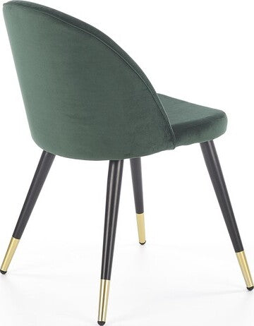 Kitchen Chair Marijampole | size: Width: 50cm, Height: 76cm, Depth: 55cm | color: Green | image: 4 | variant: 1002237