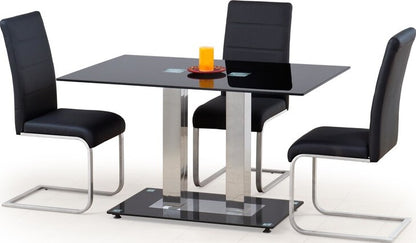 Kitchen Chair Marseille | size: Width: 42cm, Height: 100cm, Depth: 56cm | color: Black | image: 3 | variant: 1002546