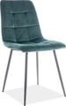 Kitchen Chair Medina | size: Width: 47cm, Height: 87cm, Depth: 41cm | color: Green | image: 1 | variant: 1003668